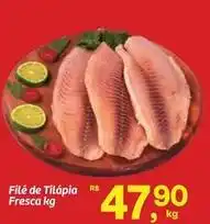 Fort Atacadista De - filé de tilápia fresca oferta