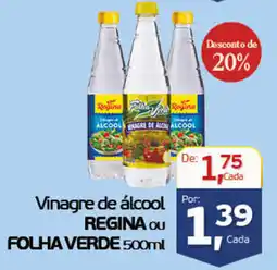 Cometa Supermercados Vinagre de álcool regina ou folha verde oferta