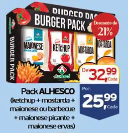 Cometa Supermercados burger pack oferta