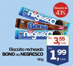 Cometa Supermercados Biscoito recheado BONO ou NEGRESO oferta
