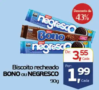 Cometa Supermercados Biscoito recheado BONO ou NEGRESO oferta