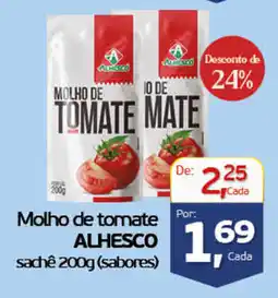 Cometa Supermercados Molho de tomate alhesco oferta