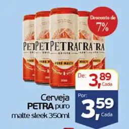 Cometa Supermercados Cerveja petra puro malte sleek oferta