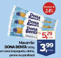 Cometa Supermercados Macarrão dona benta oferta