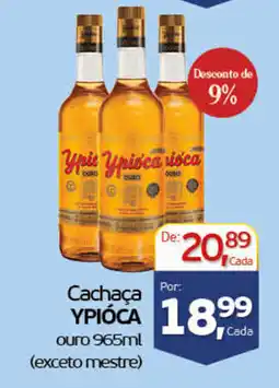 Cometa Supermercados Cachaça ypióca ouro oferta