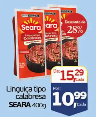 Cometa Supermercados Linguiça tipo calabresa oferta