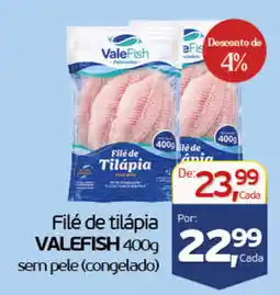Cometa Supermercados Filé de tilápia valefish oferta