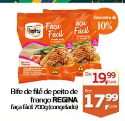 Cometa Supermercados Bife de filé de peito de frango regina oferta
