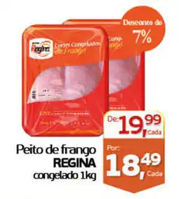 Cometa Supermercados Peito de frango regina congelado oferta
