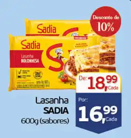 Cometa Supermercados Lasanha sadia oferta