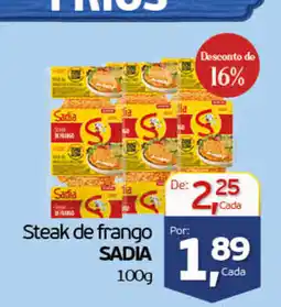 Cometa Supermercados Steak de frango SADIA oferta