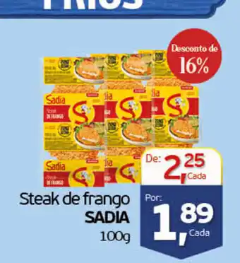 Cometa Supermercados Steak de frango SADIA oferta