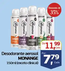 Cometa Supermercados Desodorante aerosol monange oferta