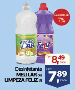 Cometa Supermercados Desinfetante meu lar ou limpeza feliz 2l oferta