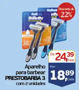 Cometa Supermercados Aparelho para barbear prestobarba 3 oferta