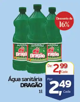 Cometa Supermercados Água sanitária dragão oferta
