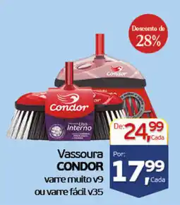 Cometa Supermercados Vassoura condor varre muito v9 ou varre fácil v35 oferta