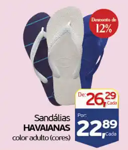 Cometa Supermercados Sandálias havaianas color adulto (cores) oferta
