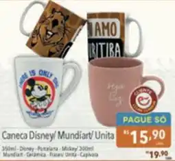 Supermercados Condor Caneca disney/ mundiart/ unita oferta