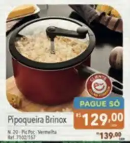 Supermercados Condor Pipoqueira Brinox oferta