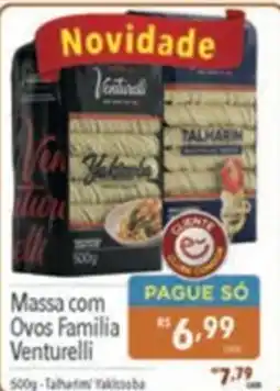 Supermercados Condor Massa com Ovos Familia Venturelli oferta