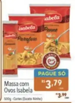 Supermercados Condor Massa com Ovos Isabela oferta