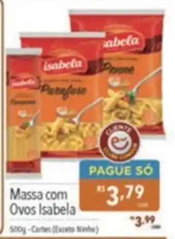 Supermercados Condor Massa com Ovos Isabela oferta