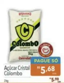 Supermercados Condor Açúcar Cristal Colombo oferta