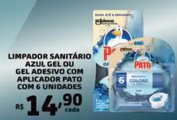 Bahamas Mix Limpador sanitário azul gel ou gel adesivo com aplicador pato oferta