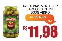 Economart Atacadista Azeitonas verdes c/ caroço fontini oferta