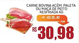 Economart Atacadista Carne bovina acém, paleta ou maçã de peito resfriada oferta
