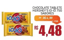 Economart Atacadista Chocolate tablete hershey's 10-iô 75g sabores oferta