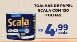 Bahamas Mix toalhas de papel scala com 120 folhas oferta
