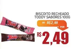 Economart Atacadista Biscoito recheado toddy sabores oferta