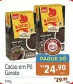 Supermercados Condor Cacau em Pó Garoto oferta