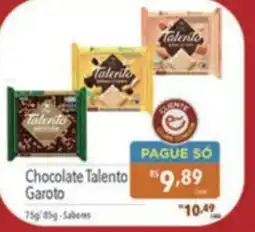Supermercados Condor Chocolate Talento Garoto oferta