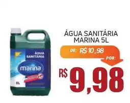 Economart Atacadista Água sanitária marina 5l oferta