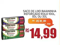 Economart Atacadista saco de lixo baianninha reforçado rolo oferta