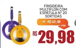 Economart Atacadista Frigideira multiflon com espátula n° 20 sortidas oferta