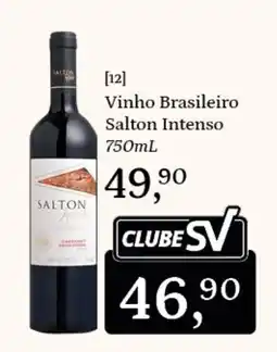 Supermercados São Vicente Vinho Brasileiro Salton Intenso oferta