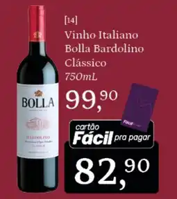 Supermercados São Vicente Vinho Italiano Bolla Bardolino Clássico oferta
