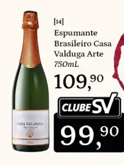 Supermercados São Vicente Espumante Brasileiro Casa Valduga Arte oferta