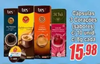 Serrano Supermercado Cápsulas 3 Corações oferta