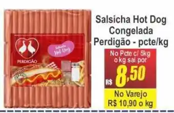 Serrano Supermercado Salsicha Hot Dog Congelada Perdigão oferta