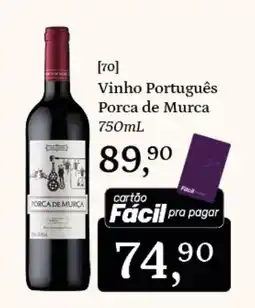 Supermercados São Vicente Vinho Português Porca de Murça oferta