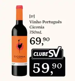 Supermercados São Vicente Vinho Português Ciconia oferta