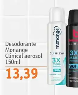 Sonda Desodorante Monange Clinical aerosol oferta