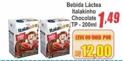Serrano Supermercado Bebida Láctea Italakinho Chocolate oferta