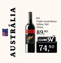 Supermercados São Vicente Vinho Australiano Yellow Tail oferta
