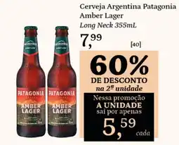 Supermercados São Vicente Cerveja Argentina Patagonia amber lager oferta